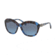 Coach L1600 HC8184 Sunglasses 53923N-57 - Blue Tortoise Frame, Grey Blue Gradient Lenses