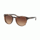 Coach L1652 HC8216 Sunglasses 512013-51 - Dark Tortoise Frame, Brown Gradient Lenses