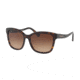 Coach L1656 HC8219 Sunglasses 512013-56 - Dark Tortoise Frame, Brown Gradient Lenses