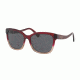 Coach L1656 HC8219 Sunglasses 548487-56 - Red Sand Gradient Frame, Dark Grey Solid Lenses