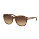 Coach L554 HC8140F Sunglasses 528713-55 - Confetti Light Brown Frame, Brown Gradient Lenses