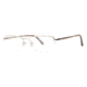 Columbia Barlow Ridge Single Vision Prescription Eyeglasses - Frame Shiny Gold CBBARLOWRDG03