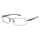 Columbia Buck Mountain Single Vision Prescription Eyeglasses - Frame Pewter/Blue, Size 60/18mm CBBUCKMT03