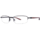Columbia Cliff Lake 131 Single Vision Prescription Eyeglasses - Frame Black/Red, Size 52/19mm CBCLIFFLAKE13103