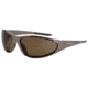 CrossFire Blitz Safety Glasses - Mocha Brown/HD Brown - Polarized, One Size XFBL-303PC