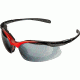 CrossFire EMP Safety Glasses - Orange &amp; Black/Silver Mirror, One Size XFEM-9060C