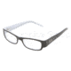 D&amp;G DD1161 SV Prescription Eyeglasses, Black On Ice Striped Demo Lens Frame / 51 mm Prescription Lenses, 827-5117