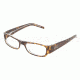 D&amp;G DD1161 SV Prescription Eyeglasses - Havana On Transparent Demo Lens Frame / 51 mm Prescription Lenses, 556-5117