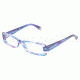D&G DD 1193 Eyeglasses, Striped Trasp Blue Frame w/Non Rx 50 mm Diameter Lenses, 1679 5016