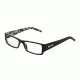 D&amp;G DD1150 Progressive Eyeglasses - Black On Horn Frame / 51 mm Prescription Lenses, 765-5115