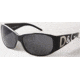 D&amp;G DD3008-547-87-6016 Sunglasses Black w/White Stripe Frame / Gray-Blue Lenses
