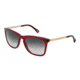D&amp;G DD3081 Sunglasses 550/8G-5419 - Transparent / Red Frame, Gray Gradient Lenses