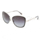 D&amp;G DD6077 Sunglasses 10158G-5816 - Black/Silver Gray Gradient