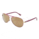 D&amp;G Sunglasses DD6078 1115F9-6112 - Pale Gold Violet Frame, Brown Mirror Bronze Lenses