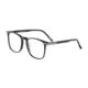 Davidoff 91070 Single Vision Prescription Eyeglasses, Black Frame, 91070-8840SV