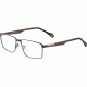 Davidoff 93058 Prescription Eyeglasses, Dark Blue Red Frame, 93058-682