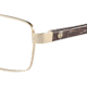 Davidoff Prescription Eyeglasses 95121 Single Vision Gold Frame