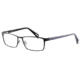 Davidoff 93037 Bifocal Prescription Eyeglasses - Black Frame and Clear Lens 93037-561BI