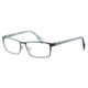 Davidoff 93037 Bifocal Prescription Eyeglasses - Blue Frame and Clear Lens 93037-562BI
