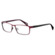 Davidoff 93037 Bifocal Prescription Eyeglasses - Red Frame and Clear Lens 93037-610BI