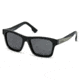 Diesel DL0071 Sunglasses - Shiny Black Frame Color, Smoke Lens Color