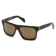 Diesel DL0072 Sunglasses - Shiny Dark Green Frame Color, Brown Mirror Lens Color
