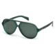 Diesel DL0075 Sunglasses - Dark Green Frame Color, Green Lens Color