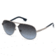 Diesel DL0078 Sunglasses - Shiny Light Ruthenium Frame Color, Gradient Blue Lens Color