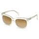 Diesel DL0084 Sunglasses - White Frame Color, Brown Mirror Lens Color
