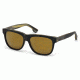 Diesel DL0085 Sunglasses - Black Leopard Frame Color, Brown Mirror Lens Color