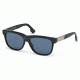 Diesel DL0085 Sunglasses - Shiny Black Frame Color, Blue Lens Color
