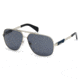 Diesel DL0088 Sunglasses - Shiny Light Ruthenium Frame Color, Smoke Lens Color