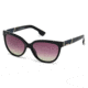 Diesel DL0102 Sunglasses - Shiny Black Frame Color, Brown Gradient Lens Color