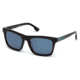 Diesel DL0120 Sunglasses - Light Blue Frame Color, Smoke Mirror Lens Color