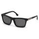 Diesel DL0120 Sunglasses - Matte Black Frame Color, Green Lens Color