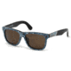 Diesel DL0140 Sunglasses - Black Frame Color, Brown Lens Color