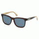 Diesel DL0151 Sunglasses - Shiny Light Brown Frame Color, Blue Lens Color
