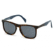 Diesel DL0162 Sunglasses - Coloured Havana Frame Color, Blue Lens Color