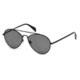 Diesel DL0193 Sunglasses - Matte Black Frame Color, Smoke Lens Color