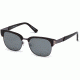 Diesel DL0235 Eyewear - Unisex - Sunglasses - Dark Havana Frame Color, Smoke Mirror Lens Color