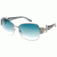 Diva 4178 Womens Sunglasses, Silver-Green Horn, 60-16-125 4178-03T