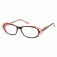 Diva 5398 Eyeglasses - Deep Brown-Peach Frame w/ Clear Lenses 5398-746