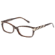 Diva 5479 Single Vision Prescription Eyeglasses, Brown Swirl/Gold Frame, DI5479CQ0SV