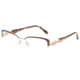 Diva 5487 Eyeglasses, Womens, Brown-Gold, 51-17-135, DI54872CTE