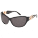 Diva Womens 4162  Sunglasses - Black Frame w/ Grey Gradient Lenses, Size 54-15-125 4162-97AS