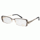 Diva Womens 5332 Eyeglasses - Sand Brown Frame w/ Clear Lenses, Size 51-16-123 5332-272