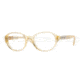 DKNY DY 4568 Eyeglasses, Transparent Light Yellow Frame w/NonRx 46 mm Diameter Lenses, 3215 4618