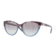 DKNY DY4095 Sunglasses 355511-5417 - Blue Havana Frame, Transparent Gray Gradient Lenses