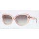 DKNY DY4107 Sunglasses 360411-56 - Transparent Beige Frame, grey gradientt Lenses
