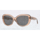 DKNY DY4107 Sunglasses 360687-56 - Brown Frame, Gray Lenses
